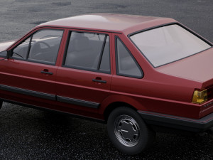 volkswagen santana cn-spec 1985 Modelo 3D
