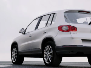 volkswagen tiguan 2010 3D Model