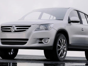 volkswagen tiguan 2010 3D Model