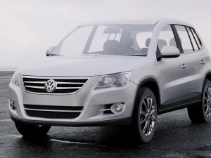 volkswagen tiguan 2010 3D Model