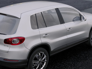volkswagen tiguan 2010 Modèle 3D