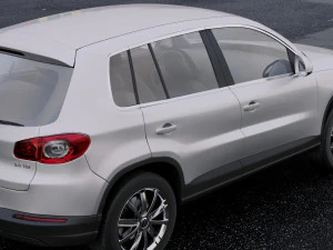 volkswagen tiguan 2010 3D Model