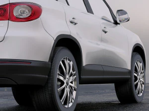 volkswagen tiguan 2010 3D Model