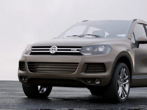 volkswagen touareg hybrid 2010 3D Model