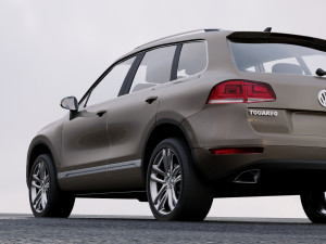 volkswagen touareg hybrid 2010 3D Model