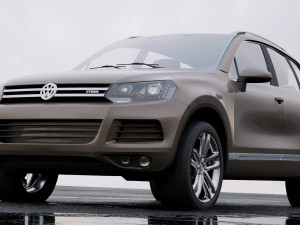 volkswagen touareg hybrid 2010 3D Model