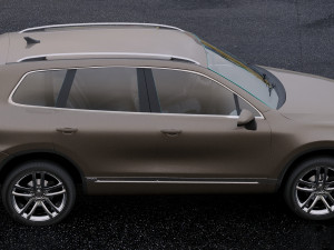 volkswagen touareg hybrid 2010 3D Model
