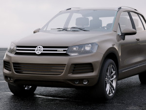 volkswagen touareg hybrid 2010 3D Model
