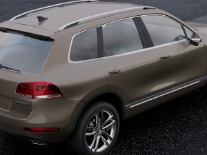 volkswagen touareg hybrid 2010 3D Model