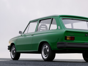 volvo 66 dl kombi 1975 3D Model