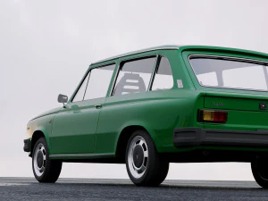 volvo 66 dl kombi 1975 3D Model