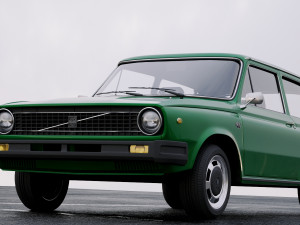 volvo 66 dl kombi 1975 3D Model