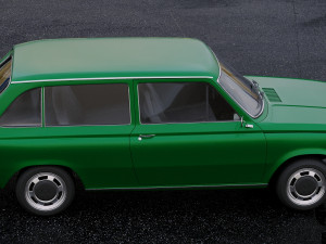 volvo 66 dl kombi 1975 3D Model