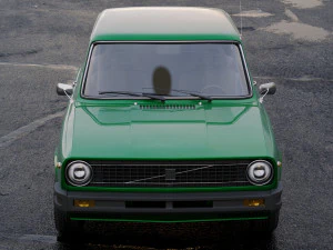 volvo 66 dl kombi 1975 3D Model
