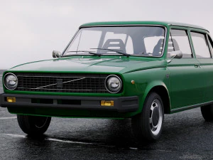 volvo 66 dl kombi 1975 3D Model