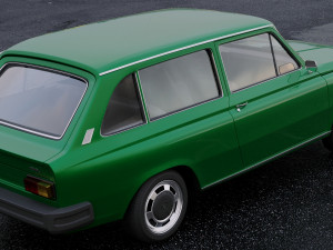 volvo 66 dl kombi 1975 3D Model