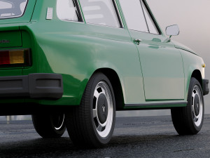 volvo 66 dl kombi 1975 3D Model
