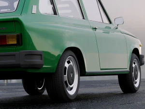 volvo 66 dl kombi 1975 3D Model