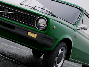 volvo 66 dl kombi 1975 3D Model