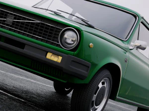 volvo 66 dl kombi 1975 3D Model