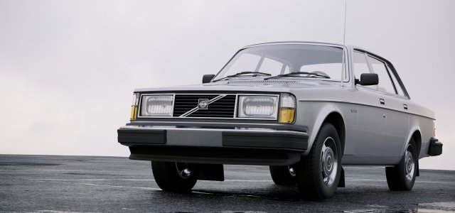 volvo 244 1979 3D Model .c4d .max .obj .3ds .fbx .stl .blend 