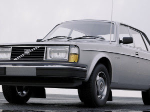 volvo 244 1979 3D Model