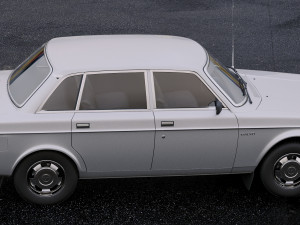 volvo 244 1979 3D Model