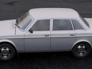 volvo 244 1979 3D Model