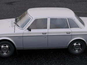 volvo 244 1979 3D Model