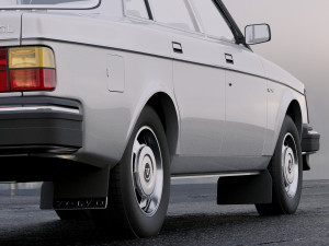 volvo 244 1979 3D Model