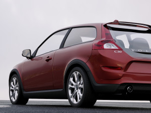 volvo c30 2011 3D Model
