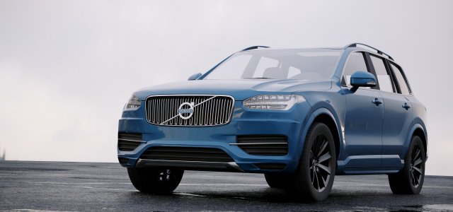 volvo xc90 2015 3Dモデル .c4d .max .obj .3ds .fbx .stl .blend 