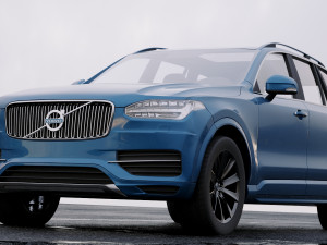 volvo xc90 2015 3Dモデル