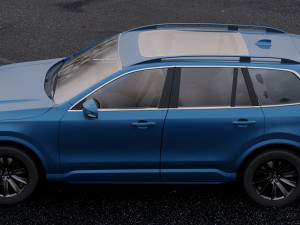 volvo xc90 2015 3Dモデル
