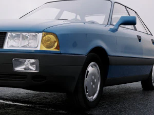 audi 80 b3 1986 3D Model