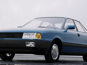 audi 80 b3 1986 Model 3D