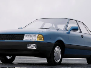 audi 80 b3 1986 3D Model