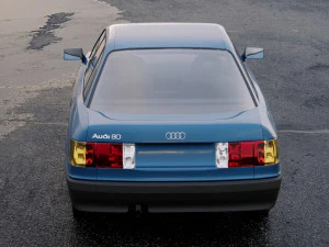 audi 80 b3 1986 3D Model
