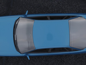 audi 80 b3 1986 Model 3D