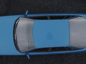 audi 80 b3 1986 3D Model