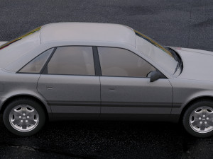audi 100 1991 Modello 3D
