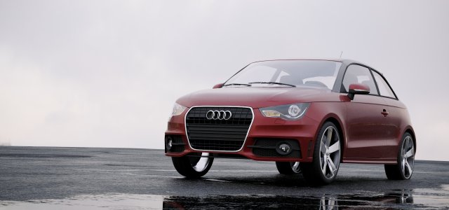 audi a1 2010 3D Model .c4d .max .obj .3ds .fbx .stl .blend 