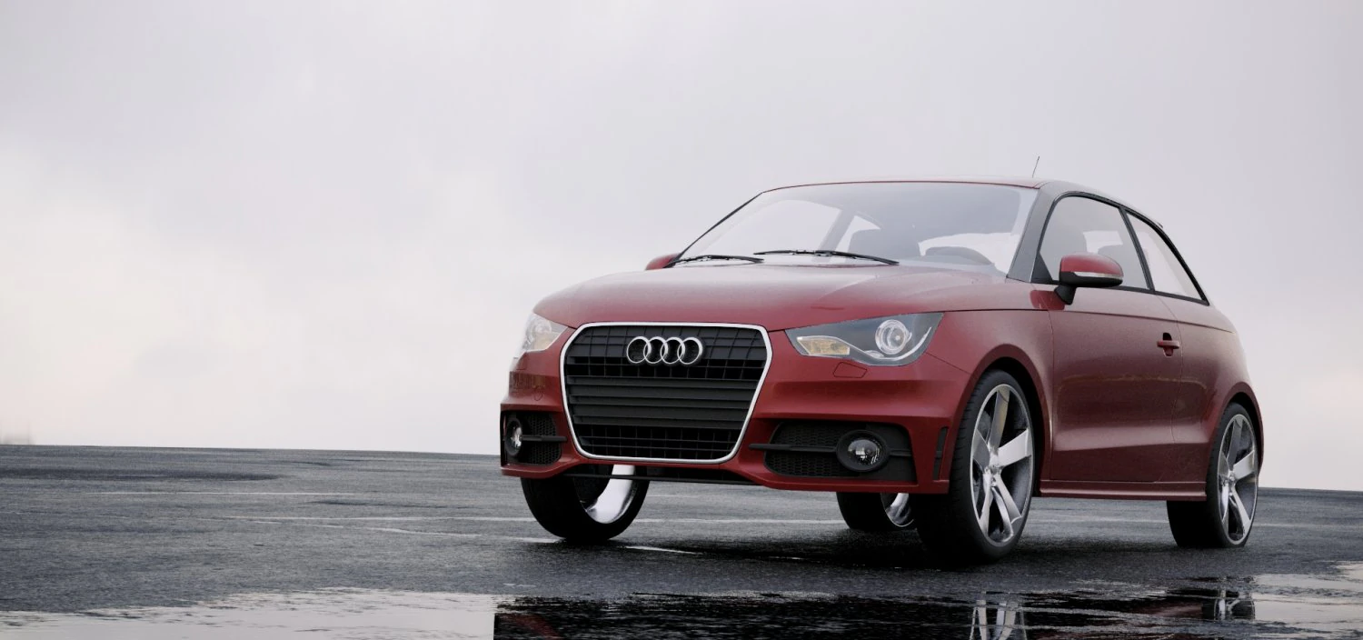 audi a1 2010 3D Model .c4d .max .obj .3ds .fbx .stl .blend