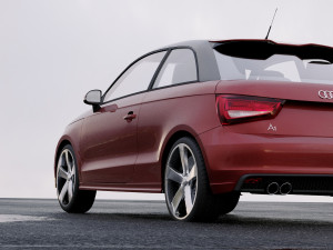 audi a1 2010 3D Model