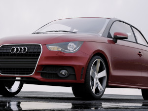 audi a1 2010 3D Model