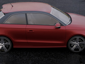 audi a1 2010 3D Model