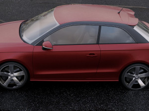 audi a1 2010 3D Model