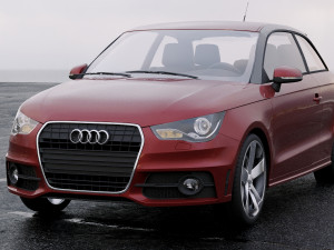 audi a1 2010 3D Model