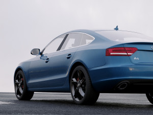 audi a5 sportback 2010 3D Модель