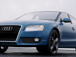 audi a5 sportback 2010 3D Модель